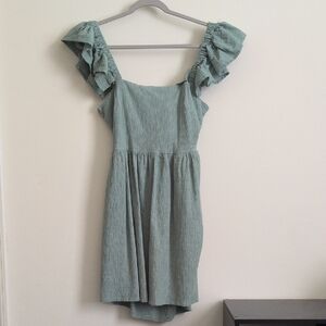 Miami Green Backless Dress